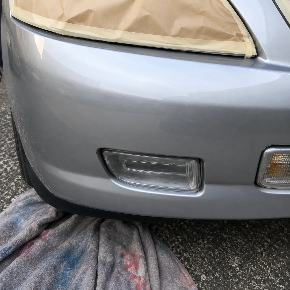 Repaired and matched to the factory colour